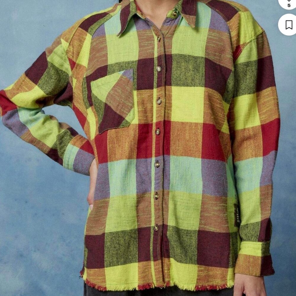 Urban Outfitters BDG Women's multi button down shirt